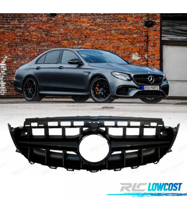 CALANDRE MERCEDES CLASSE E W213 16-19 LOOK AMG E63 NOIR