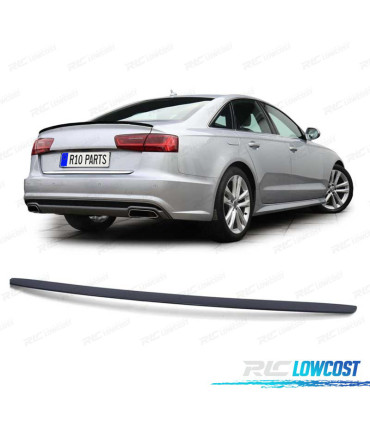 AILERON BECQUET LAME COFFRE AUDI A6 C7 BERLINE 11-18 NOIR MAT