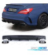 DIFFUSEUR MERCEDES CLA C117 16-19 LOOK AMG NOIR BRILLANT + EMBOUTS D'ÉCHAPPEMENT