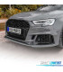 CALANDRE AUDI A3 8V 16-20 LOOK RS3 NOIR BRILLANT