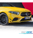 SPOILER LAME AVANT + SPLITTERS MERCEDES CLASSE A W177 18- LOOK AMG NOIR BRILLANT