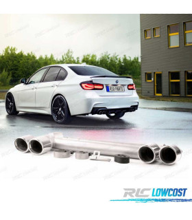 KIT EMBOUTS D´ECHAPPEMENT BMW F30 F31 LOOK M DOUBLE