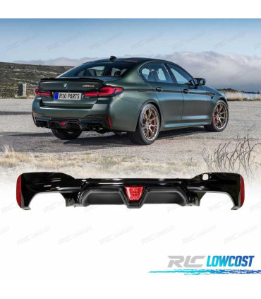 DIFFUSEUR BMW G30 G31 LOOK M5 CS NOIR BRILLANT CARBONE