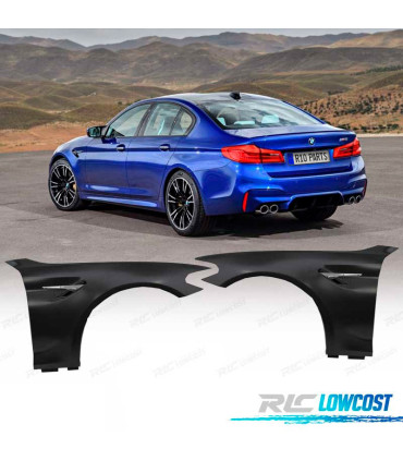KIT 2 AILES AVANT BMW G30 G31 17- LOOK M5 CHROME