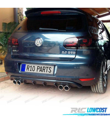 PARE-CHOCS ARRIÈRE VOLKSWAGEN VW GOLF 6 DOUBLE SORTIE