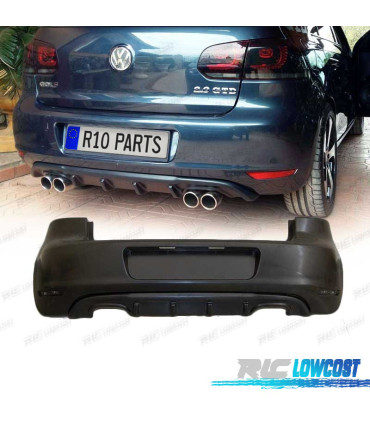 PARE-CHOCS ARRIÈRE VW GOLF MK6 08-13 DOUBLE SORTIE
