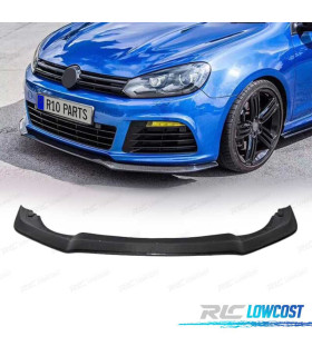 SPOILER LAME PARE-CHOCS AVANT VOLKSWAGEN VW GOLF MK6 R20 08-12 CARBONE