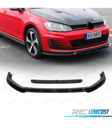 LÈVRE DE SPOILER VOLKSWAGEN VW GOLF 7 GTI 12-17 NOIR