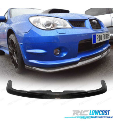 SPOILER LAME PARE-CHOCS AVANT SUBARU IMPREZA 05-08 CARBONE