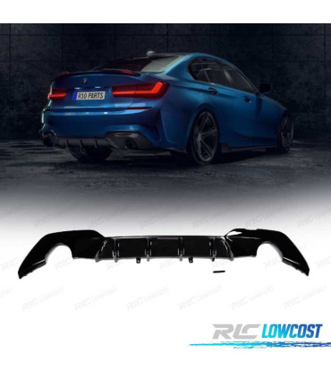 DIFFUSEUR BMW G20 G21 19-22 LOOK M PERFORMANCE NOIR BRILLANT