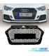 CALANDRE AUDI A3 8V 16-20 LOOK RS3 NOIR BRILLANT