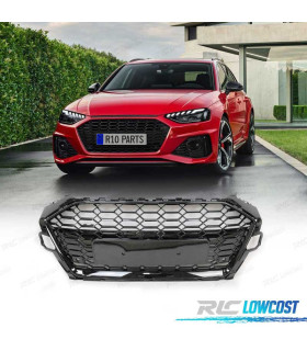 CALANDRE AUDI A4 B9 19- LOOK RS4 NOIR