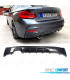 DIFFUSEUR ARRIÈRE BMW F22 F23 LOOK M PERFORMANCE CARBONE