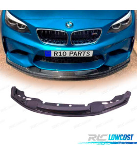 SPOILER LAME DE PARE-CHOCS AVANT BMW F87 14- LOOK M2 CARBONE