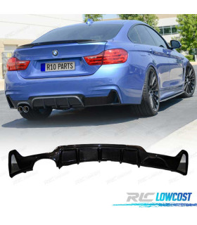 DIFFUSEUR BMW F32 F33 F36 LOOK M PERFORMANCE CARBONE DOUBLE SORTIE GAUCHE