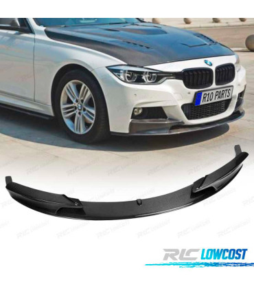SPOILER LAME DE PARE-CHOCS AVANT BMW F30 11-19 LOOK M PERFORMANCE CARBONE