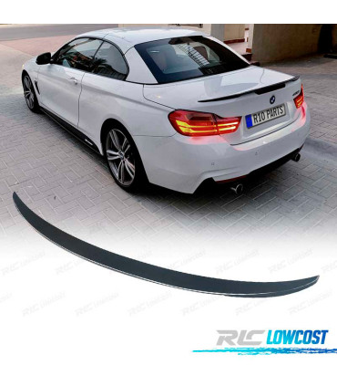 AILERON LAME DE COFFRE BMW F33 F83 13-18 LOOK M4 NOIR