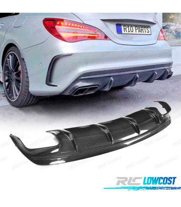 DIFFUSEUR MERCEDES CLA W117 13-15 LOOK AMG CLA45 CARBONE