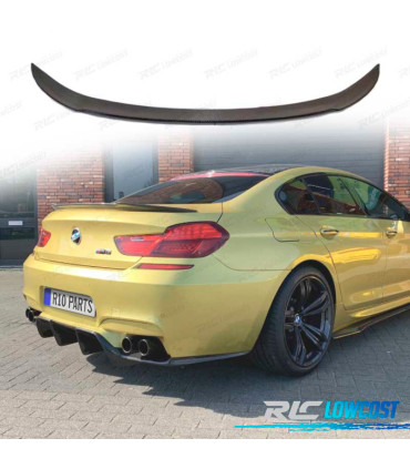 AILERON LAME DE COFFRE BMW F13 12-16 CARBONE II NOIR