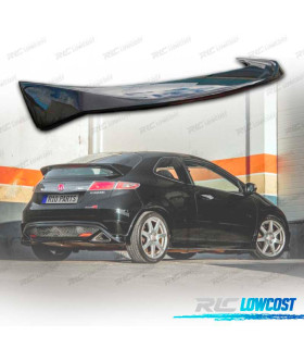 AILERON SPOILER HONDA CIVIC LOOK R 5P 06- CARBONE