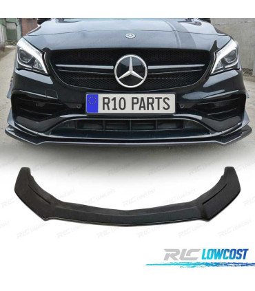 SPOILER LAME DE PARE-CHOCS AVANT MERCEDES CLA W117 45 AMG 16-18 NOIR