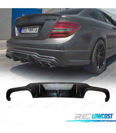 DIFFUSEUR ARRIÈRE MERCEDES W204 C63 11-13 CARBONE