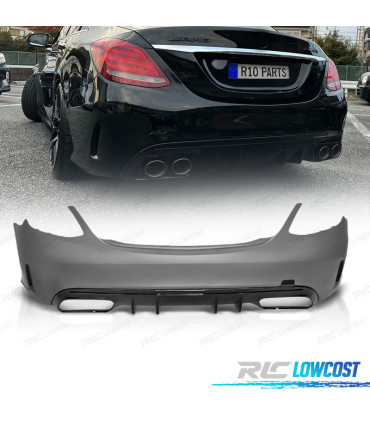 PARE-CHOCS ARRIERE MERCEDES CLASSE C W205 18-21 LOOK AMG C43
