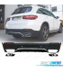 DIFFUSEUR MERCEDES GLC X253 15-18 LOOK AMG GLC63 + EMBOUTS D´ÉCHAPPEMENT