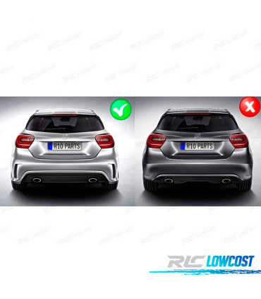 DIFFUSEUR MERCEDES W176 LOOK AMG A45 NOIR