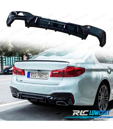 DIFFUSEUR BMW G30 G31 17- LOOK M PERFORMANCE NOIR BRILLANT