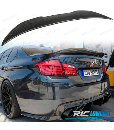 AILERON BECQUET LAME COFFRE BMW F10 10- LOOK PSM CARBONE