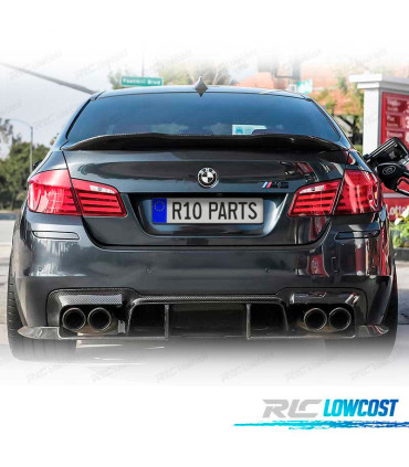 AILERON BECQUET LAME COFFRE BMW F10 LOOK PSM CARBONE