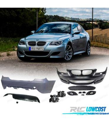 KIT CARROSSERIE BMW E60 03-07 LOOK M5 SRA + ANTIBROUILLARDS