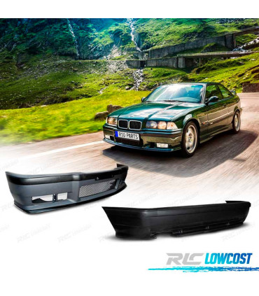 KIT CARROSSERIE BMW E36 91-99 LOOK M3 PARE-CHOCS FRONTAL + ARRIÈRE