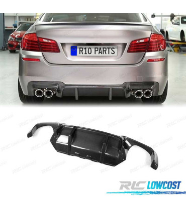 DIFFUSEUR BMW F10 F11 10-13 LOOK M5 NOIR BRILLANT