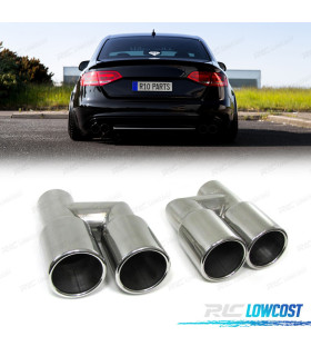 EMBOUTS D'ÉCHAPPEMENT DOUBLE AUDI A4 B8 07-15