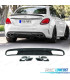 DIFFUSEUR MERCEDES CLASSE C W205 14-18 LOOK AMG C63 + EMBOUTS D´ÉCHAPPEMENT
