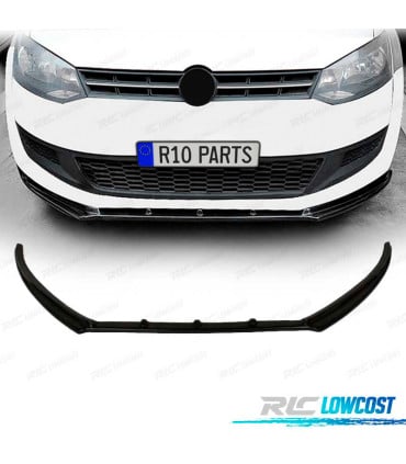 SPOILER LAME AVANT VOLKSWAGEN VW POLO 3 5 11-14 LOOK R