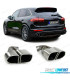EMBOUTS D'ÉCHAPPEMENT SPÉCIFIQUE PORSCHE CAYENNE 14-
