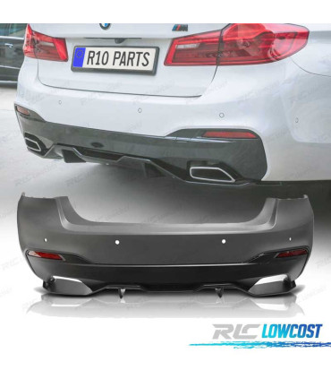 PARE CHOCS ARRIÈRE BMW G30 17-19 LOOK M PERFORMANCE PDC