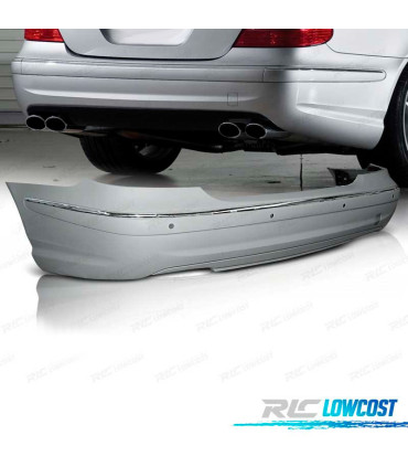 PARE CHOCS ARRIÈRE POUR MERCEDES W211 02-06 LOOK AMG PDC