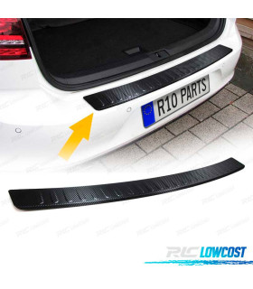 PROTECTION SEUIL COFFRE POUR SKODA SUPERB 2 3T5 KOMBI 09- CARBONE