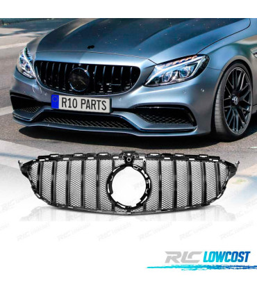 CALANDRE MERCEDES W205 18-21 LOOK SPORT NOIR BRILLANT