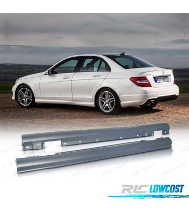 BAS DE CAISSE MERCEDES CLASSE C W204 LOOK AMG