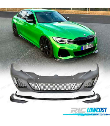 PARE-CHOCS AVANT BMW G20 G21 19-22 LOOK M PERFORMANCE 340i PDC + LIP CARBONE