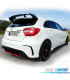 DIFFUSEUR MERCEDES CLASSE A W176 LOOK AMG A45 NOIR BRILLANT ROUGE