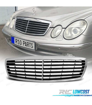 CALANDRE MERCEDES E W211 02-06 CHROMÉ