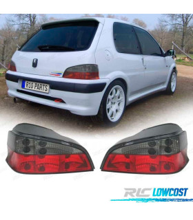 FEUX ARRIÈRE POUR PEUGEOT 106 96-03 FUMÉ