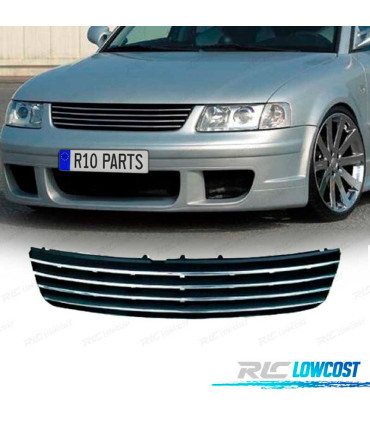 CALANDRE VOLKSWAGEN VW PASSAT 3B 96-00 RUBAN CHROMÉ NOIR