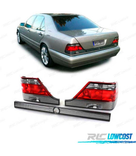 FEUX ARRIÈRE MERCEDES CLASSE S W140 94-98 ROUGE FUMÉ